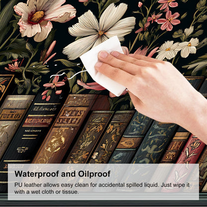 Mouse Pad, Large Anti-Slip with Stitched Edges Desk Mat Desktop Laptop Computer Desk Keyboard Mat,Table Protector Blotter Mat (Book, 35.4" x 15.7")