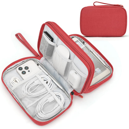 FYY Electronic Organizer, Travel Tech Pouch Bag, Medium, Black