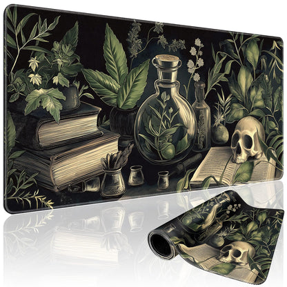 Mystical Potion Bottles Large Gaming Mouse Pad Desk Mat 31.5x15.7