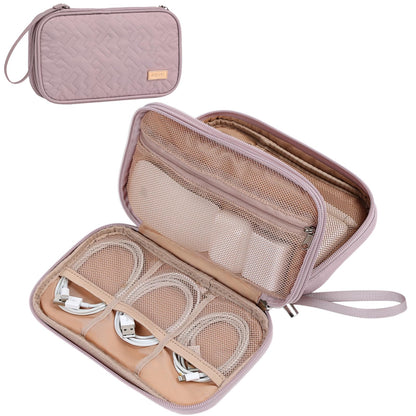 NISHEL Electronics Travel Organizer Cord Case, Charger Cable Tech Bag