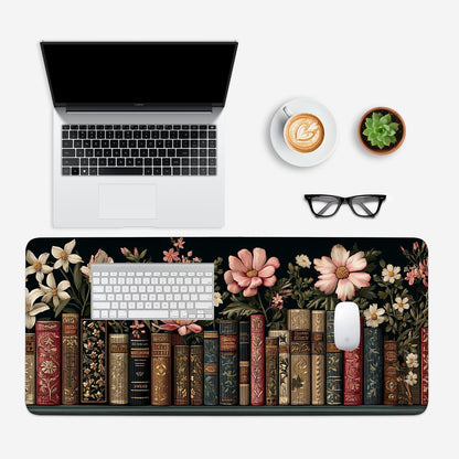 Mouse Pad, Large Anti-Slip with Stitched Edges Desk Mat Desktop Laptop Computer Desk Keyboard Mat,Table Protector Blotter Mat (Book, 35.4" x 15.7")