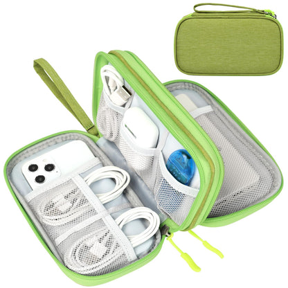 FYY Electronic Organizer, Travel Tech Pouch Bag, Cable Organizer Black