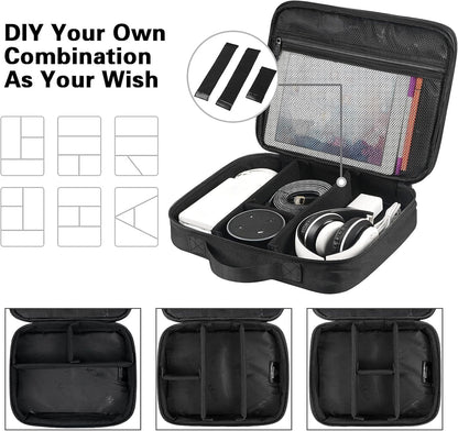 MATEIN Cable Organizer Bag, Large Travel Storage Bag, Sturdy Tool Case