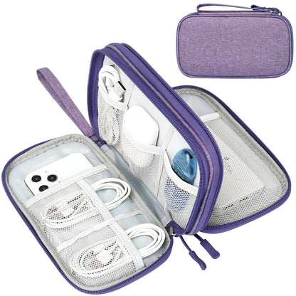 FYY Electronic Organizer, Travel Tech Pouch Bag, Cable Organizer Navy