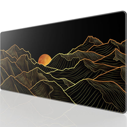 KTRIO Oversized Gaming Mouse Pad Desk Mat for Gamer, 47.3" x 23.6", Black
