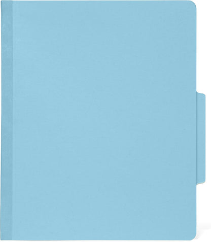 Blue Summit Supplies 10 Classification Folders, 2 Divider, Light Blue