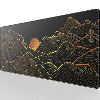 KTRIO Oversized Gaming Mouse Pad Desk Mat for Gamer, 47.3" x 23.6", Black