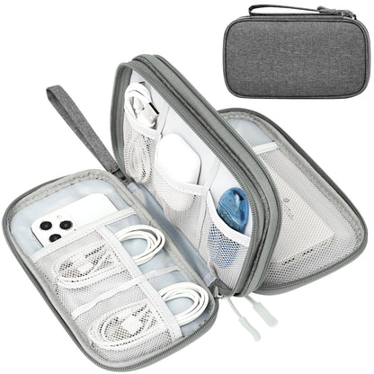 FYY Electronic Organizer, Travel Tech Pouch Bag, Cable Organizer Wine Red