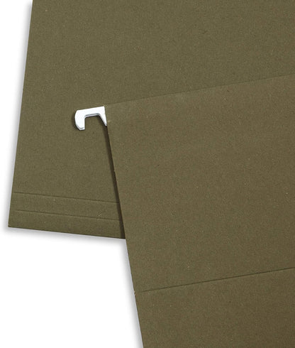 Blue Summit Supplies 50 Legal Size Hanging File Folders, Green