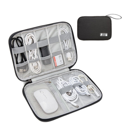 Small Cable Organizer Travel Case for Chargers, Cords&Accessories