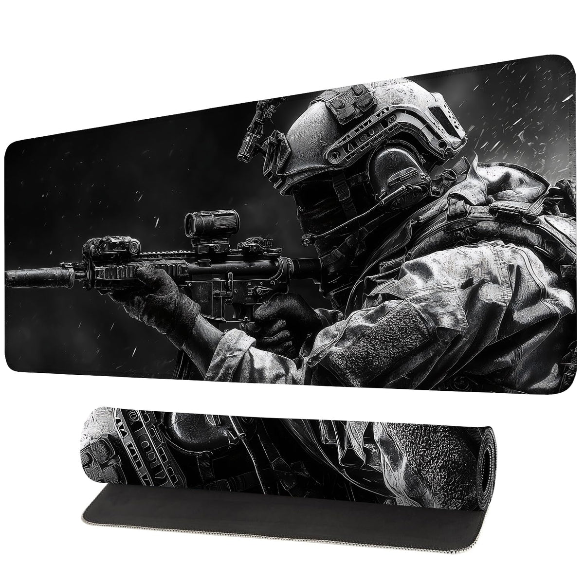 Mouse Pad, Large Anti-Slip with Stitched Edges Desk Mat Desktop Laptop Computer Desk Keyboard Mat,Table Protector Blotter Mat (Book, 35.4" x 15.7")