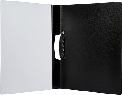 Amazon Basics Report Covers with Clip, Clear Front Presentation Folders, 9 x 11.45 inches, Grey, Pack of 10